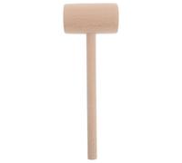 COOLHIYA Maillet en Bois de Hêtre Poids Équilibré pour Artisanat Cuir -, Outil Artisanal et Précision pour Maison et Sculpture