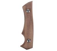 COOLHIYA Manche de couteau en bois de hêtre massif, poignée de rechange pour outils de cuisine variés, accessoire pour spatules, 1 pièce, distance du trou de vis 6 cm