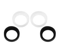 COOLHIYA Manchons en Silicone Antidérapants Protège-Fond Pratique Lot de 4 Réduisant Le Bruit de Choc Métallique pour Bouteilles d'eau et Gobelets