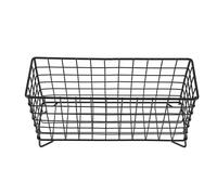 COOLHIYA Mangeoire à Foin Fixable en Fer pour Lapins et Cochons d'Inde, Distributeur de Nourriture Pratique pour Cage, Conception Robuste et Nettoyage Facile, pour Éleveurs et Familles