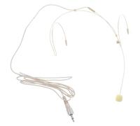 COOLHIYA Microphone à Condensateur Filaire Casque Audio Confortable en Plastique pour Amplification Vocale Lors de Conférences et Spectacles