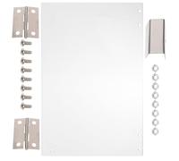 COOLHIYA Panneau de Commande en Pvc Blanc pour Machine à Pop-corn Commerciale, Facile à Installer et Remplacer, Panneau Protecteur Robuste pour Appareil à Popcorn