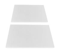 COOLHIYA Panneau Isolant Thermique en Fibre Céramique 30 X 20 CM 10 MM, 2 Pièces, Isolant Ignifuge pour Poêles à Bois et Chaudières, Coussin Thermique pour Fours Électriques et Cheminées
