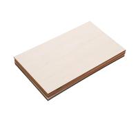 COOLHIYA Panneaux de contreplaqué 10 pcs 170 x 300 x 3 mm panneaux de contreplaqué bois pour le travail du bois simples à graver pour étudiants et professionnels