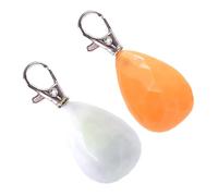 COOLHIYA Pendentif Lumineux pour Chien 2pcs, Sécurité Nocturne Rechargeable, Étanche en Plastique, Résistant aux Morsures, Accessoire pour Collier de Chien