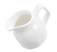 COOLHIYA Pichet à crème : pichet à lait et à café pour restaurants et hôtels - petite tasse à sauce en céramique pour latte art et condiments