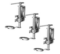 COOLHIYA Pied Presseur Multifonction Compatible Diverses Marques 3 Pièces en Métal pour Machine à Coudre pour Usage Domestique et DIY Patchwork