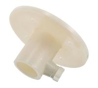 COOLHIYA Pince pour support de mannequin, vis de fixation du support d'affichage, manchon d'insertion de base en plastique blanc, stabilisateur anti-glissement pour poteau de 2,2 cm,