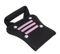 COOLHIYA Poignée Noir 4 Boucles Sécurisées, Installation Facile de Remplacement Détachable en Nylon pour Valise pour Bagages à roulettes et Paquet de Bowling