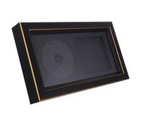 COOLHIYA Présentoir CD Support mural pour albums CD dédicacés - Cadre photo mural - Idéal pour les fêtes et événements des