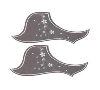 COOLHIYA Protection de Guitare pour Guitare Acoustique Design Créatif 39-41 Pouces en Pvc 2pcs Autocollants Anti-rayures et Protection les Impacts