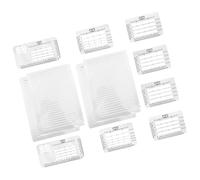 COOLHIYA Règle Résistante à L'usure Modèles de Dessin Beige en Plastique 12 Pièces D'adressage D'enveloppe Mesures Précises pour Journaling et Applications Créatives