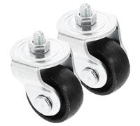 COOLHIYA Roue de Rechange pour Cric Hydraulique Double Pompe 2 Tonnes, Roulettes Solide pour Garage et Utilisation Professionnelle