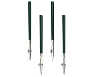 COOLHIYA Set de 4 Stylos à Dessin Réglables en Alliage Vert, Faciles à Maîtriser, Accessoires Professionnels pour Peinture et Dessin Artistique Couleur Aléatoire