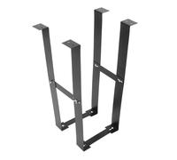 COOLHIYA Support et Installation Pratique sous Bureau Noir en Acier Carbone PC Largeur Réglable Forte Capacité de Charge, Design Spécial pour Bureau