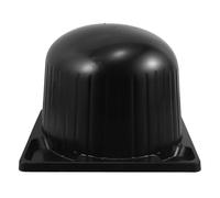 COOLHIYA Support pour Postiche Noir en Pp pour Séchage et Rangement, Forme de Table, pour Espace Professionnel ou Salle de Bain, Style Moderne Minimaliste
