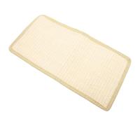 COOLHIYA Tapis à Griffer Protection Solide Beige pour Chat en Sisal Rectangulaire Antidérapant du Canapé et Mobilier pour Maison et Dortoir