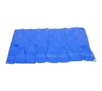COOLHIYA Tapis Collants Bleu en Polyéthylène Haute Viscosité, 30 Feuilles, Waterproof, pour Entrées, Salle Blanche et Zone de Passage, 90x60