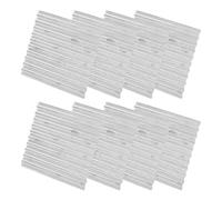 COOLHIYA Tuiles de Toit Miniatures réalistes 8Pcs en Acier Inoxydable argentées pour Table de Sable et Building Layout Accessoires pour Model Lover
