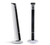 CoolHome CF2204 Ventilateur Design - Ventilateur Tour - Télécommande et Minuterie - Purificateur d'air - Ecran LED Dimmable - Ventilateur Debout - Blanc