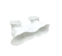 COOLHOOD Abri grotte ermite, rocher côtier réaliste, blanc, taille M | Hermite Cachette décorative pour aquarium, aspect artificiel, décoration respirante