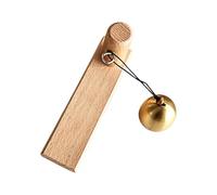 COOLHOOD Alerte décorative en bois pour porte d'entrée - Installation facile - Avertissement avant et professionnel