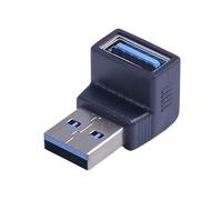 COOLHOOD Câble d'extension USB 3.0 compact à 90 degrés pour un espace restreint et une durabilité - Adaptateur USB mâle vers femelle