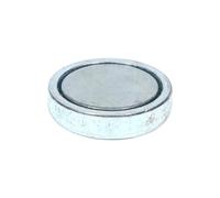 COOLHOOD Composant d'assemblage magnétique, aigus | Boîtier rond en métal avec structure en néodyme pour l'entretien des accessoires du conducteur