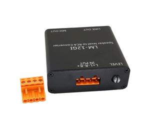 COOLHOOD Haut-parleurs Niveaux Signaux au Convertisseur Anti-interférence Métal Design Phono IInterfaces Sortie 3.5mm Mic Sortie Sol Looping Isolateurs Atténuateur