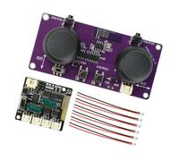 COOLHOOD Hobby Ensemble de carte de commande robot avec télécommande 2,4 G, module de vitesse 8 canaux, circuit imprimé récepteur et câbles de câblage pour projets de petits véhicules
