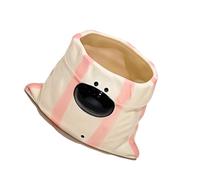COOLHOOD Jolie tasse à café en céramique peinte à la main inspirée de jolies pochettes en céramique Motif chien Excellent cadeau de cuisine Barware Tasse