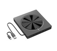 COOLHOOD Lecteurs DVD/CD externes USB 3.0 Type C avec lecteurs de cartes SDTF intégrés et 4 connexions USB Lecteur de carte SDTF