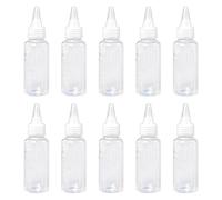 COOLHOOD Lot de 10 flacons distributeurs de peinture pratiques pour constructeur avec contrôle facile de la couleur et stockage des bouteilles de mélange