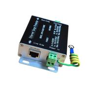 COOLHOOD Parafoudre Ethernet PoE pour caméra et câble de point d'accès, dispositif en ligne RJ45 en métal prenant en charge la transmission Gigabit et le routage ordonné