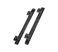 COOLHOOD Plateau coulissant en acier pour clavier avec 4 positions de hauteur et 24 cm d'extension Rails en acier Support permanent