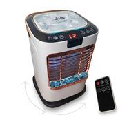 Cooli Frais ULTRA 26 TÉLÉCOMMANDÉ - Rafraîchisseur Mobile Rotatif 2026 Double Réservoir 1.3L (Eau + Glace) 6 Vitesses / 3 Modes - Rotation 120° - Rideau d’Eau + Double Pulvérisation USB Type-C Secteur
