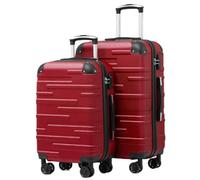 COOLIFE Set de Valise Rigide ABS 2 pièces, 56 cm + 67 cm Valises soute