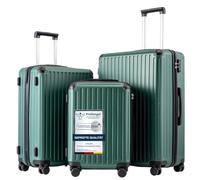 COOLIFE Set de Valises 3 Pièces, Valise Cabine, Moyenne et Grande Rigides