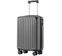 COOLIFE Valise Cabine 55 x 35 x 20 cm pour Avion Ryanair, Bagages Cabine Bagage à Main Rigide avec Serrure TSA et 4 roulettes Jumelées