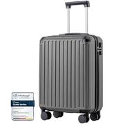 COOLIFE Valise Cabine 55x40x20 EasyJet Ryanair Bagage Cabine Rigide PC+ABS | Serrure TSA, doubles roulettes, légère, résistante, maniable - Idéal pour priority, voyages d'affaires & w nds
