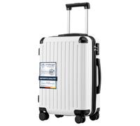 COOLIFE Valise Cabine 56 cm, Bagage Cabine Rigide en PC+ABS, Légère Robuste