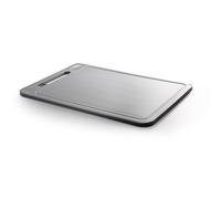 Coolinato 2 en 1 planche à découper et plaque de décongélation, planche de décongélation avec noyau en aluminium, planche à découper en plastique avec rainure pour le jus 36,5x25cm