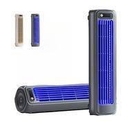 Cooling Ace, Portable Air Conditioner,3 Speeds Adjustable, Turbo compressed cold air, super Quiet, hanging and vertical, USB Rechargeable Fan, Tower Fan for Office, Bedroom, Kitchen (Gray)