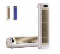 Cooling Ace, Portable Air Conditioner,3 Speeds Adjustable, Turbo compressed cold air, super Quiet, hanging and vertical, USB Rechargeable Fan, Tower Fan for Office, Bedroom, Kitchen (Beige)