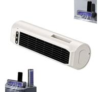 Cooling Aces Portable Air Conditioner Fan,Bladeless Cooling Fan,Summer Fast Coolings Personal Air Cooler with 3 Adjustable Speeds,LED Display,USB Charging Tower Fans for Bedroom,Office,Home，white