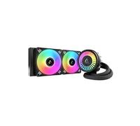 ARCTIC Liquid Freezer III 280 A-RGB - PC à refroidissement par eau, refroidisseur d’eau tout-en-un pour processeur AIO, Compatible Intel LGA1851/1700 et AMD AM5/4, Pompe à commande PWM efficace - Noir