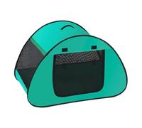 Cooling Cat House, Foldable Kitten Tent Shelter, Portable Ventilated Pet Kennel, Washable Indoor Cooling Bed for Cats, Dogs, Small Pets, Home, Travel Use, 27.56x17.72x19.69 inches