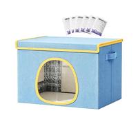 Cooling Cat House for Summer | Dog Shelter with 6 Ice Packs | Temperature Stability Solution for Trainers Animal Lovers Apartment Home Office Bedroom Living Room Study Balcony Garden Yard