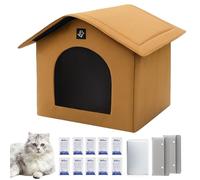 Cooling Cat House, Kitten Shelter, Portable Pet Kennel, Insulated Design, Includes Ice Pack, Absorbent Cooling Bags, Easy Setup, Pet Comfort, Perfect for Cats, Dogs, Indoor Use, 12.6x12.6x9.84 inches
