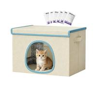 Cooling Cat House - Spacious and Comfotable, Indor Kitten House 6 Ice Packs